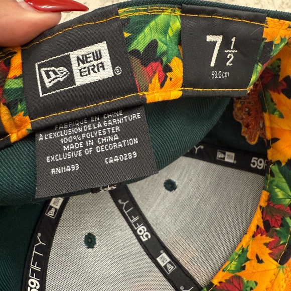 New Era 59FIFTY Oakland Athletics Green /Orange Battle of the bay - Picture 8 of 9